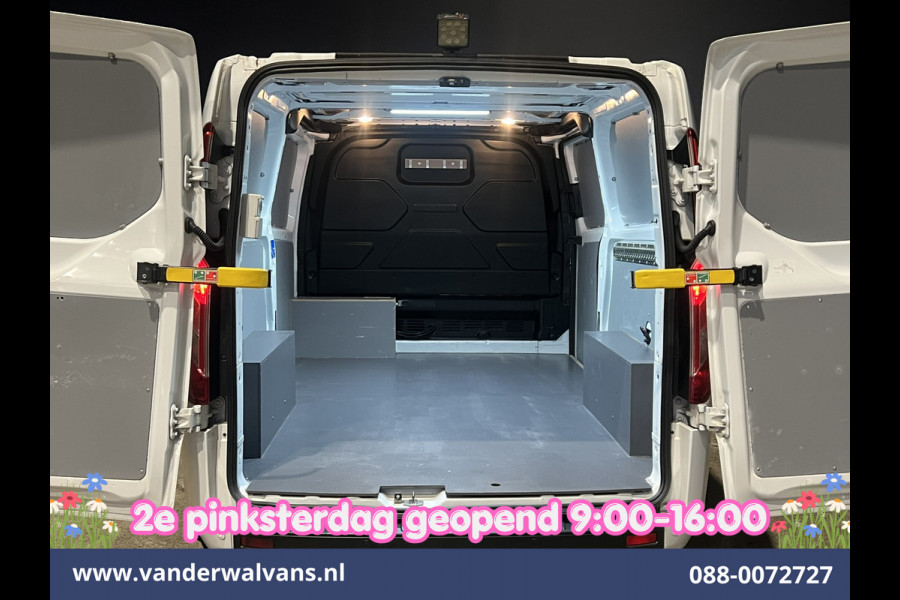 Ford Transit Custom 2.0 TDCI 130pk L2H1 Euro6 Airco | Camera | LED | Cruisecontrol | Stoelverwarming Verwarmde voorruit, Parkeersensoren, Bijrijdersbank, 2800kg trekvermogen