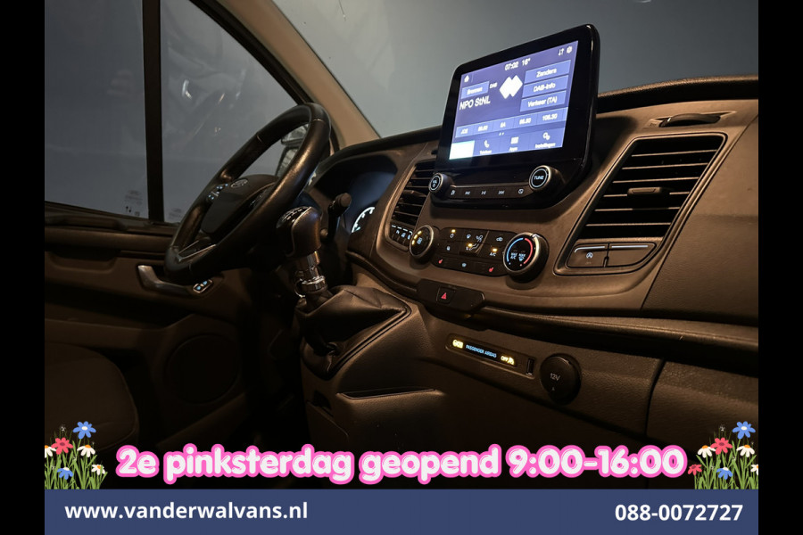 Ford Transit Custom 2.0 TDCI 130pk L2H1 Euro6 Airco | Camera | LED | Cruisecontrol | Stoelverwarming Verwarmde voorruit, Parkeersensoren, Bijrijdersbank, 2800kg trekvermogen