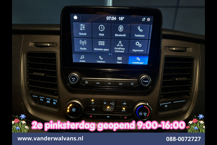 Ford Transit Custom 2.0 TDCI 130pk L2H1 Euro6 Airco | Camera | LED | Cruisecontrol | Stoelverwarming Verwarmde voorruit, Parkeersensoren, Bijrijdersbank, 2800kg trekvermogen