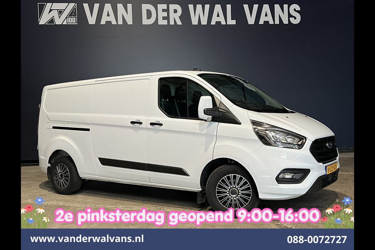 Ford Transit Custom 2.0 TDCI 131pk L2H1 Euro6 Airco | Apple Carplay | Android Auto | LED | Cruisecontrol Verwarmde voorruit, Stoelverwarming, Parkeersensoren Bijrijdersbank, 2800kg trekvermogen