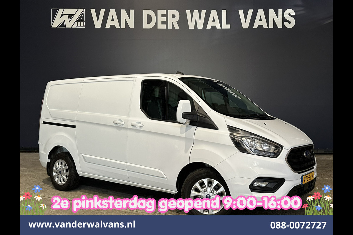 Ford Transit Custom 2.0 TDCI 130pk Automaat L1H1 Limited Editie Euro6 Airco | Camera | Navigatie | LED Apple Carplay, Android Auto, LM Velgen, Cruisecontrol, Stoelverwarming, Verwarmde voorruit, Parkeersensoren, Bijrijdersbank