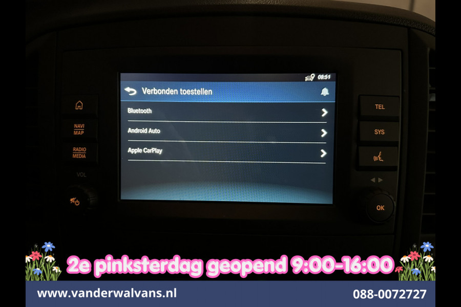 Mercedes-Benz Vito 114 CDI 9G-Tronic Automaat L3H1 Euro6 Airco | Camera | Apple Carplay | Android Auto Cruisecontrol, 2500kg Trekhaak, Parkeersensoren, Bijrijdersbank