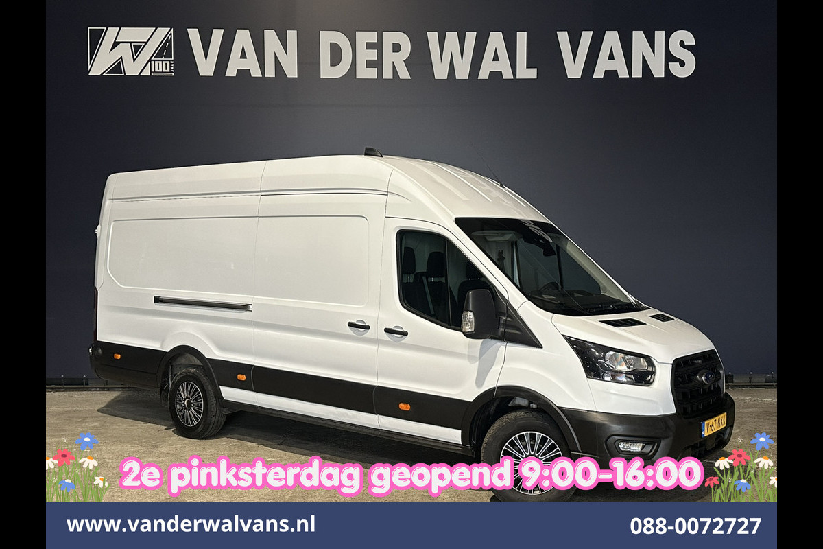 Ford Transit 2.0 TDCI 130pk L4H3 Jumbo Euro6 Airco | Camera | Cruisecontrol | Stoelverwarming | Verwarmde voorruit Parkeersensoren, Bijrijdersbank