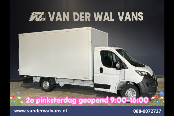 Peugeot Boxer 2.2 BlueHDi 141pk Bakwagen 436cm Lang Laadklep Euro6 Airco | Cruisecontrol | 1055kg laadvermogen Camera, Bijrijdersbank