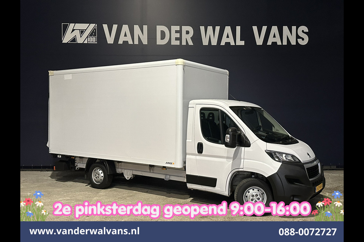 Peugeot Boxer 2.2 BlueHDi 141pk Bakwagen 435cm Lang Laadklep Euro6 Airco | 1055kg laadvermogen | Cruisecontrol Bijrijdersbank