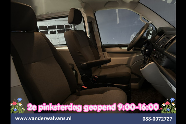 Volkswagen Transporter 2.0 TDI 150pk L2H1 Dubbele Cabine Euro6 inrichting Airco | 5-Zits | Camera | Cruisecontrol | 2500kg Trekhaak Parkeersensoren