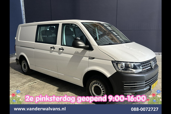 Volkswagen Transporter 2.0 TDI 150pk L2H1 Dubbele Cabine Euro6 inrichting Airco | 5-Zits | Camera | Cruisecontrol | 2500kg Trekhaak Parkeersensoren