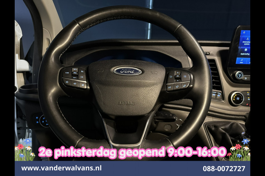 Ford Transit Custom 2.0 TDCI L2H1 Euro6 Airco | Camera | Navigatie | LED | Apple Carplay | Cruisecontrol Android Auto, Parkeersensoren, Stoelverwarming, Verwarmde voorruit, Bijrijdersbank