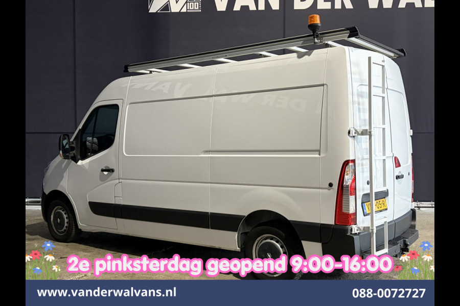 Opel Movano 2.3 CDTI 146pk L2H2 Inrichting Euro6 Airco | Imperiaal | Camera | Navigatie | 2500kg Trekhaak | Omvormer Cruisecontrol, Parkeersensoren, Bijrijdersbank