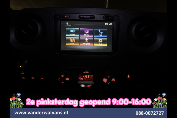 Opel Movano 2.3 CDTI 146pk L2H2 Inrichting Euro6 Airco | Imperiaal | Camera | Navigatie | 2500kg Trekhaak | Omvormer Cruisecontrol, Parkeersensoren, Bijrijdersbank