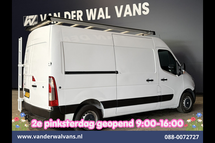Opel Movano 2.3 CDTI 146pk L2H2 Inrichting Euro6 Airco | Imperiaal | Camera | Navigatie | 2500kg Trekhaak | Omvormer Cruisecontrol, Parkeersensoren, Bijrijdersbank