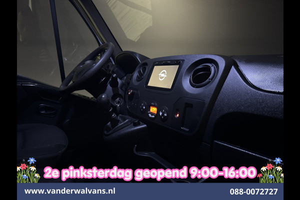 Opel Movano 2.3 CDTI 146pk L2H2 Inrichting Euro6 Airco | Imperiaal | Camera | Navigatie | 2500kg Trekhaak | Omvormer Cruisecontrol, Parkeersensoren, Bijrijdersbank