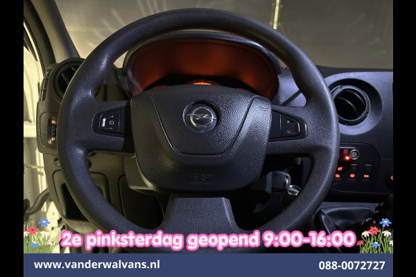 Opel Movano 2.3 CDTI 146pk L2H2 Inrichting Euro6 Airco | Imperiaal | Camera | Navigatie | 2500kg Trekhaak | Omvormer Cruisecontrol, Parkeersensoren, Bijrijdersbank