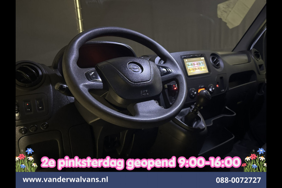 Opel Movano 2.3 CDTI 146pk L2H2 Inrichting Euro6 Airco | Imperiaal | Camera | Navigatie | 2500kg Trekhaak | Omvormer Cruisecontrol, Parkeersensoren, Bijrijdersbank