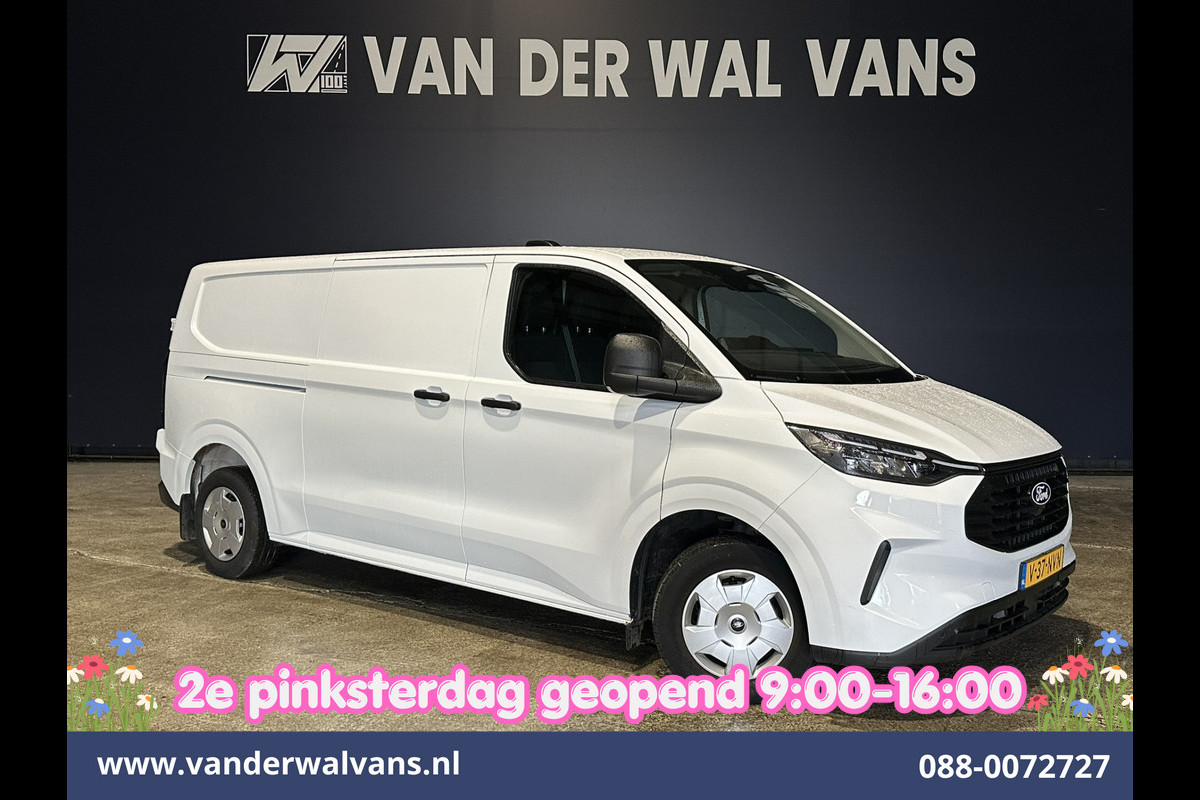Ford Transit Custom 2.0 TDCI 136pk L2H1 Euro6 Airco | Camera | Apple Carplay | Cruisecontrol | LED | Verwarmde voorruit Android Auto, Parkeersensoren, Bijrijdersbank