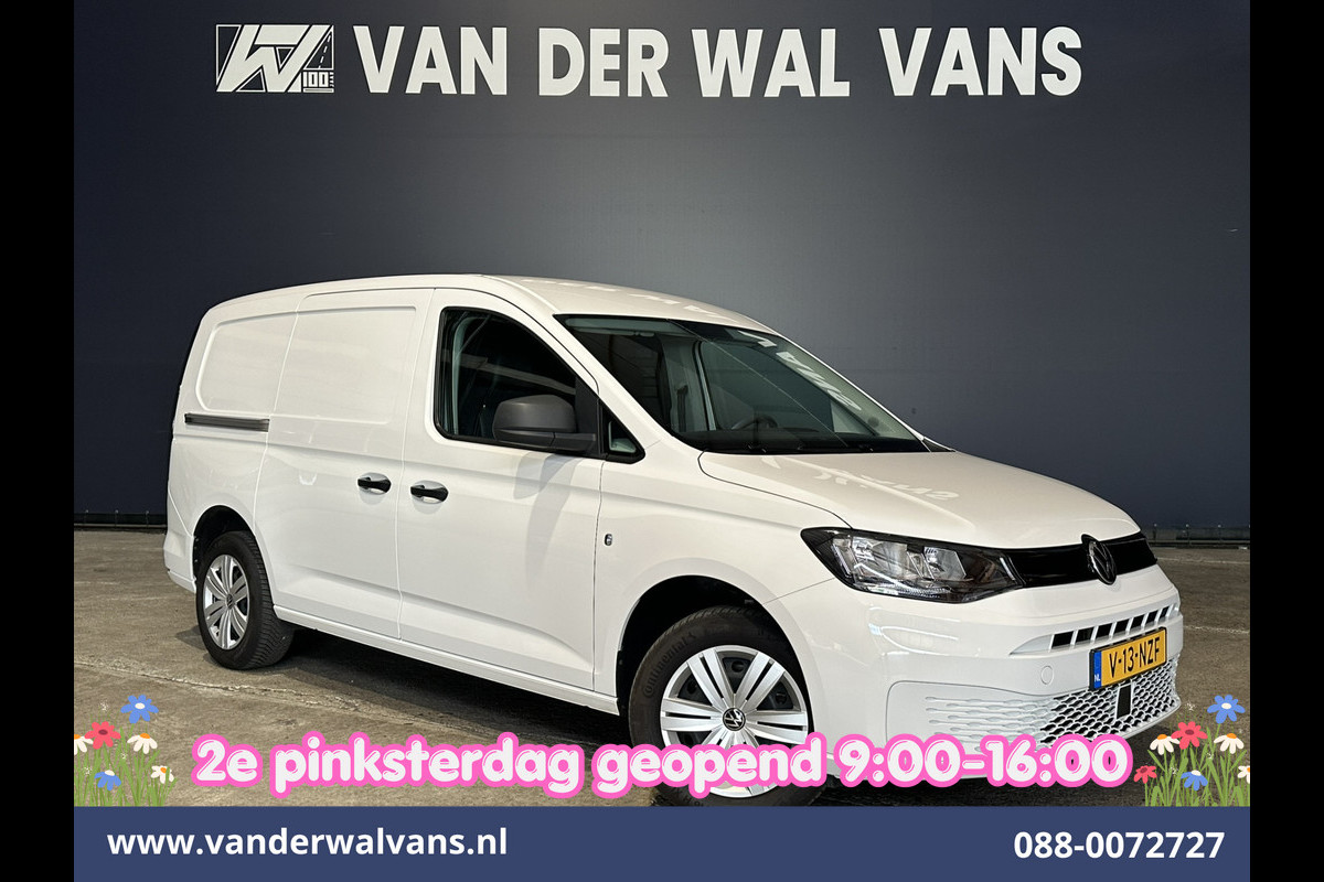 Volkswagen Caddy Cargo Maxi 1.5 TSI 115pk Benzine motor L2H1 Fabrieksgarantie Airco | Camera | Apple Carplay | Bumper in de kleur Android Auto, Zijdeur