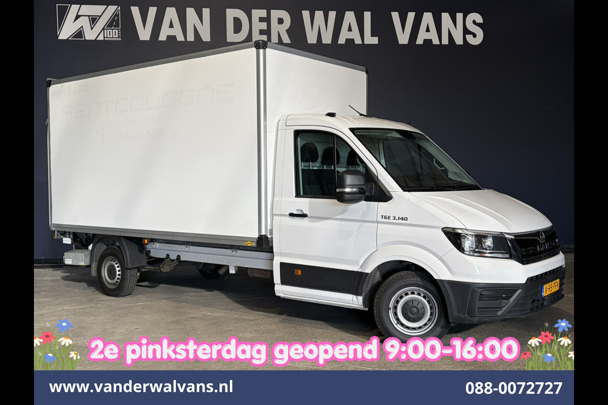 MAN TGE 2.0 141pk Bakwagen Laadklep Euro6 Airco | Apple Carplay | Android Auto Bijrijdersbank, 969kg laadvermogen