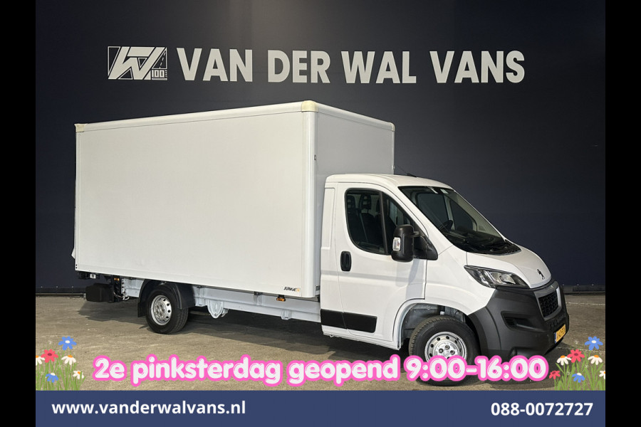 Peugeot Boxer 2.2 BlueHDi 141pk Bakwagen 436cm Lang Laadklep Euro6 Airco | Cruisecontrol | 955kg laadvermogen Bijrijdersbank