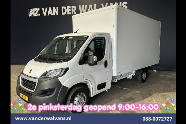 Peugeot Boxer 2.2 BlueHDi 141pk Bakwagen 436cm Lang Laadklep Euro6 Airco | Cruisecontrol | 955kg laadvermogen Bijrijdersbank