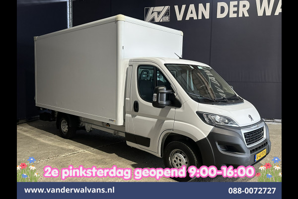 Peugeot Boxer 2.2 BlueHDi 141pk Bakwagen 436cm Lang Laadklep Euro6 Airco | Cruisecontrol | 955kg laadvermogen Bijrijdersbank