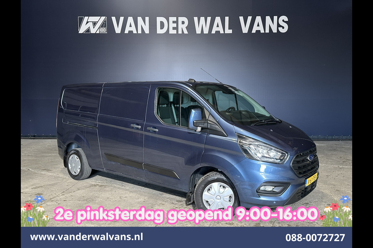 Ford Transit Custom 2.0 TDCI 131pk L2H1 Euro6 Airco | Camera | LED | Cruisecontrol | Verwarmde voorruit Parkeersensoren, Bijrijdersbank, 2800kg trekvermogen
