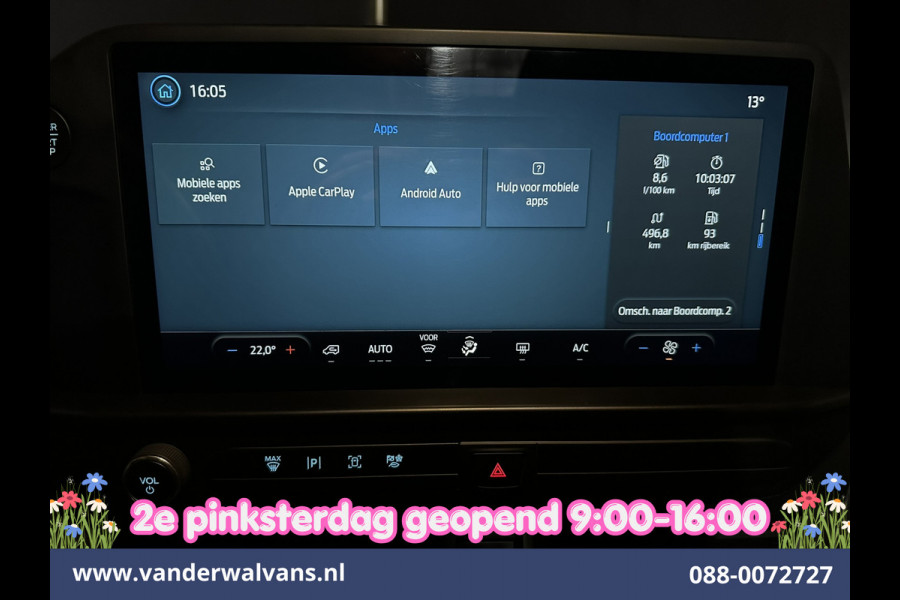 Ford Transit Custom 2.0 TDCI 136pk L1H1 Euro6 Airco | Camera | Apple Carplay | LED | Cruisecontrol Android Auto, Verwarmde voorruit, Parkeersensoren, Bijrijdersbank, 2740kg trekvermogen