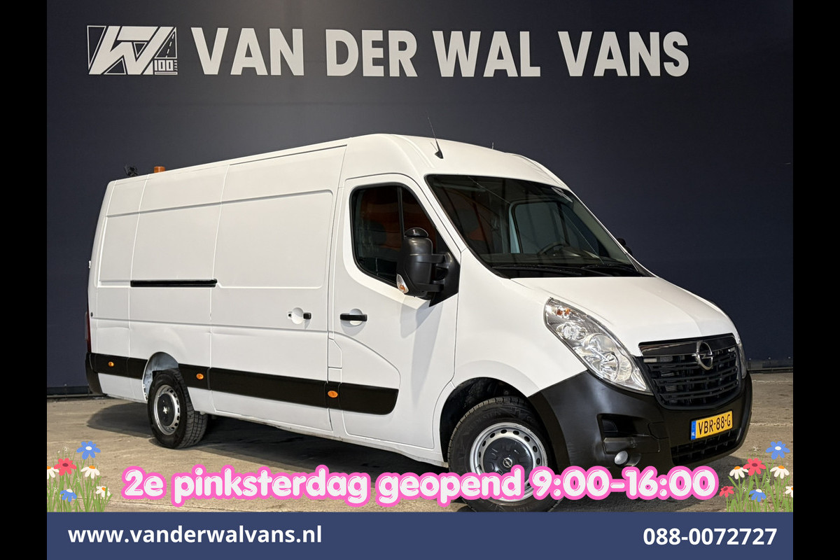 Opel Movano 2.3 CDTI 164pk L4H2 Euro6 Airco | Omvormer | Camera | Navigatie | 2500kg Trekhaak Cruisecontrol, Parkeersensoren