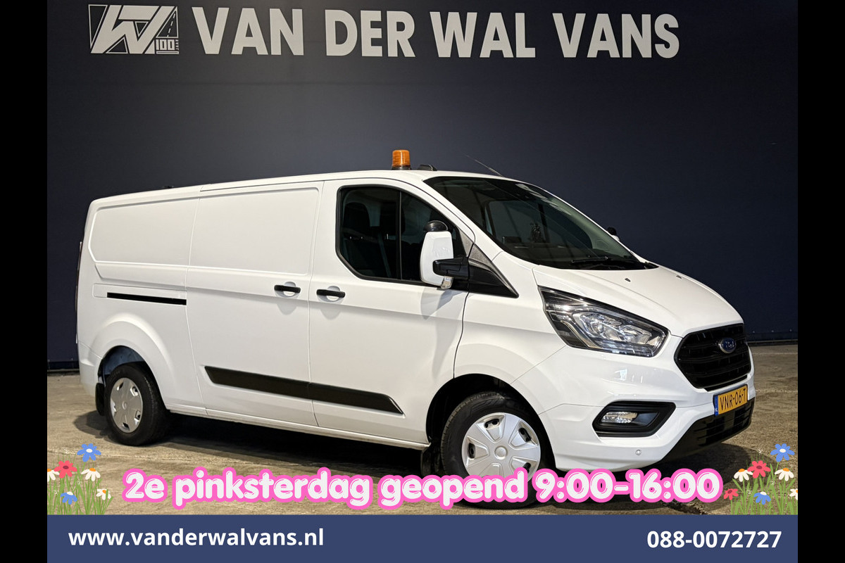 Ford Transit Custom 2.0 TDCI 130pk L2H1 Inrichting Euro6 *Rijklaar Direct Rijden* Airco | Camera | Omvormer | LED | Cruisecontrol | Verwarmde voorru Parkeersensoren, 2800kg trekvermogen, Bijrijdersbank