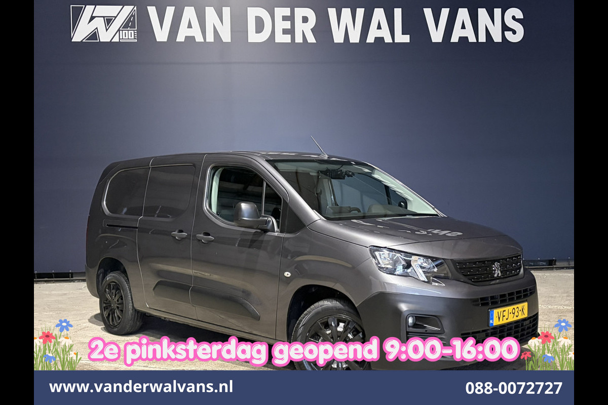 Peugeot Partner 1.5 BlueHDI 102pk L2H1 Euro6 Airco | 3-Zits | Apple Carplay | Camera | Cruisecontrol | Trekhaak Android Auto, Parkeersensoren, Bijrijdersbank