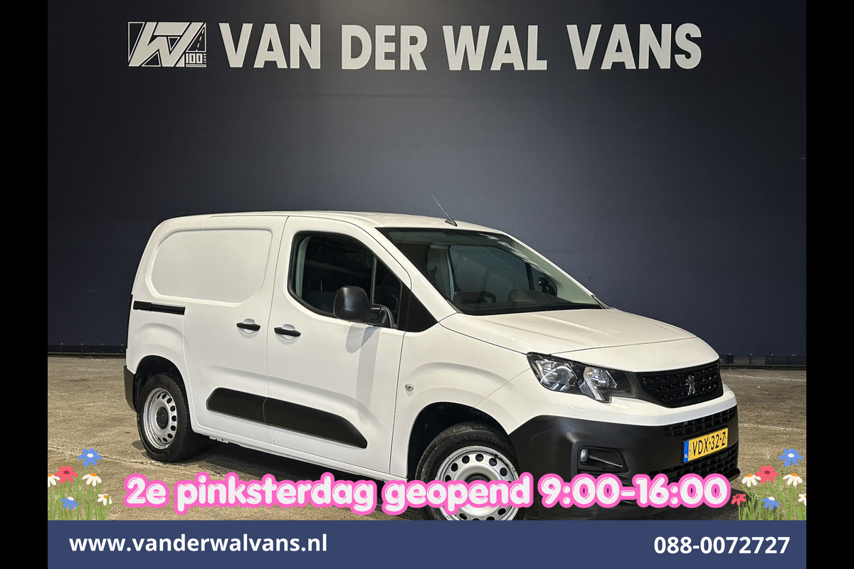 Peugeot Partner 1.5 BlueHDI 102pk L1H1 inrichting Euro6 *Rijklaar Direct Rijden* Airco | Camera | Navigatie | Apple Carplay Trekhaak, Cruisecontrol, Android Auto, Parkeersensoren