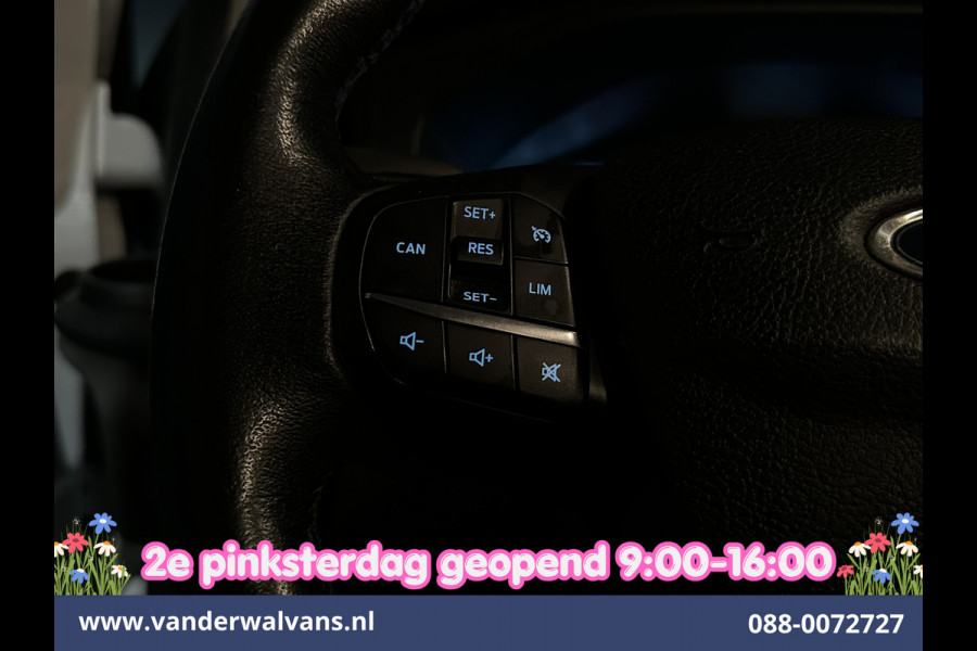 Ford Transit Custom 2.0 TDCI 131pk L2H1 Dubbele Cabine Euro6 Airco | 6-Zits | LED | Cruisecontrol | Parkeersensoren Achterklep, 2800kg trekvermogen
