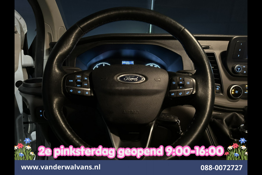 Ford Transit Custom 2.0 TDCI 131pk L2H1 Dubbele Cabine Euro6 Airco | 6-Zits | LED | Cruisecontrol | Parkeersensoren Achterklep, 2800kg trekvermogen
