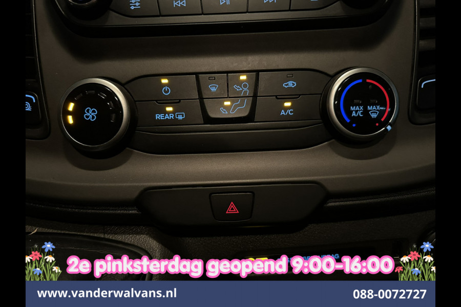 Ford Transit Custom 2.0 TDCI 131pk L2H1 Dubbele Cabine Euro6 Airco | 6-Zits | LED | Cruisecontrol | Parkeersensoren Achterklep, 2800kg trekvermogen