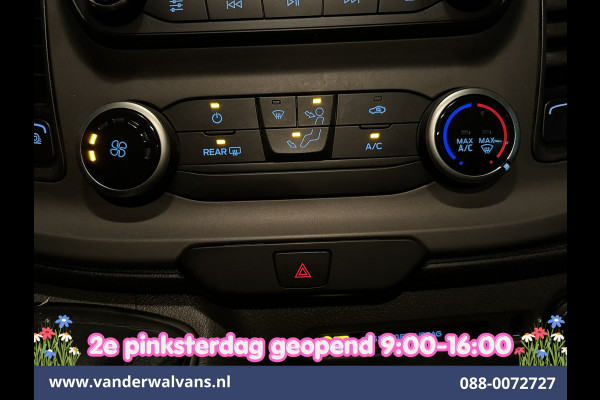 Ford Transit Custom 2.0 TDCI 131pk L2H1 Dubbele Cabine Euro6 Airco | 6-Zits | LED | Cruisecontrol | Parkeersensoren Achterklep, 2800kg trekvermogen