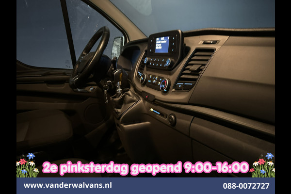 Ford Transit Custom 2.0 TDCI 131pk L2H1 Dubbele Cabine Euro6 Airco | 6-Zits | LED | Cruisecontrol | Parkeersensoren Achterklep, 2800kg trekvermogen
