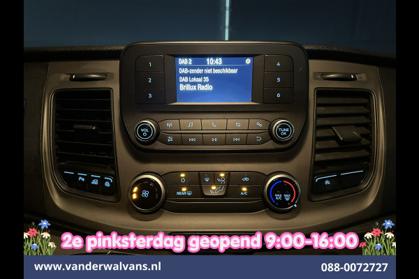 Ford Transit Custom 2.0 TDCI 131pk L2H1 Dubbele Cabine Euro6 Airco | 6-Zits | LED | Cruisecontrol | Parkeersensoren Achterklep, 2800kg trekvermogen
