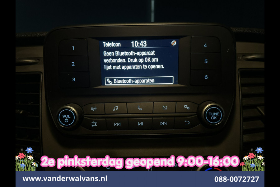 Ford Transit Custom 2.0 TDCI 131pk L2H1 Dubbele Cabine Euro6 Airco | 6-Zits | LED | Cruisecontrol | Parkeersensoren Achterklep, 2800kg trekvermogen