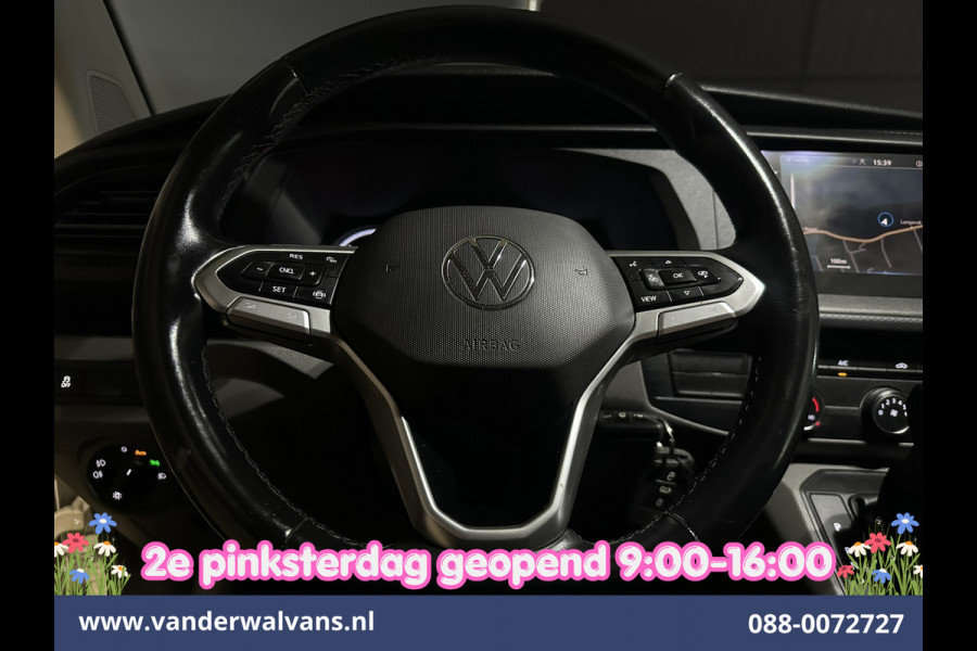 Volkswagen Transporter 2.0 TDI 150pk Automaat L1H1 Euro6 Airco | Navigatie | Camera | Android Auto | Cruisecontrol | Trekhaak Parkeersensoren, Bijrijdersbank