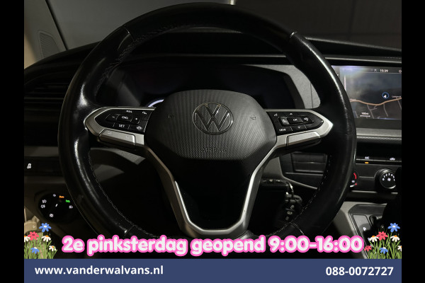 Volkswagen Transporter 2.0 TDI 150pk Automaat L1H1 Euro6 Airco | Navigatie | Camera | Android Auto | Cruisecontrol | Trekhaak Parkeersensoren, Bijrijdersbank