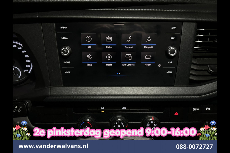 Volkswagen Transporter 2.0 TDI 150pk Automaat L1H1 Euro6 Airco | Navigatie | Camera | Android Auto | Cruisecontrol | Trekhaak Parkeersensoren, Bijrijdersbank