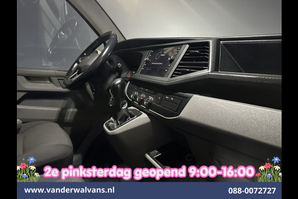 Volkswagen Transporter 2.0 TDI 150pk Automaat L1H1 Euro6 Airco | Navigatie | Camera | Android Auto | Cruisecontrol | Trekhaak Parkeersensoren, Bijrijdersbank