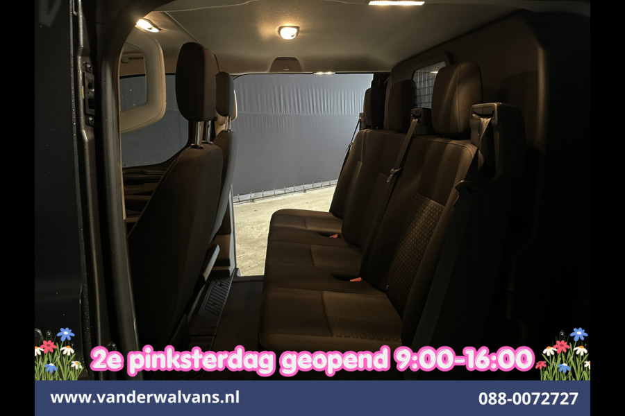 Ford Transit Custom 2.0 TDCI 170pk L2H1 Dubbele Cabine Euro6 Airco | 5-Zits | 2x Zijdeur | Camera | LED Apple Carplay, Android Auto, Cruisecontrol, Parkeersensoren, Stoelverwarming, Verwarmde voorruit 2800kg trekvermogen