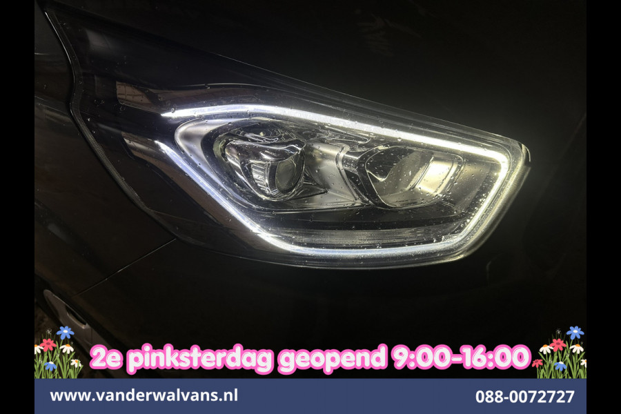 Ford Transit Custom 2.0 TDCI 170pk L2H1 Dubbele Cabine Euro6 Airco | 5-Zits | 2x Zijdeur | Camera | LED Apple Carplay, Android Auto, Cruisecontrol, Parkeersensoren, Stoelverwarming, Verwarmde voorruit 2800kg trekvermogen