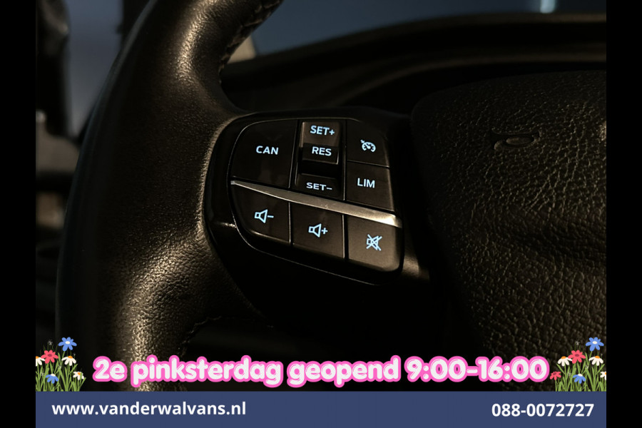 Ford Transit Custom 2.0 TDCI 170pk L2H1 Dubbele Cabine Euro6 Airco | 5-Zits | 2x Zijdeur | Camera | LED Apple Carplay, Android Auto, Cruisecontrol, Parkeersensoren, Stoelverwarming, Verwarmde voorruit 2800kg trekvermogen