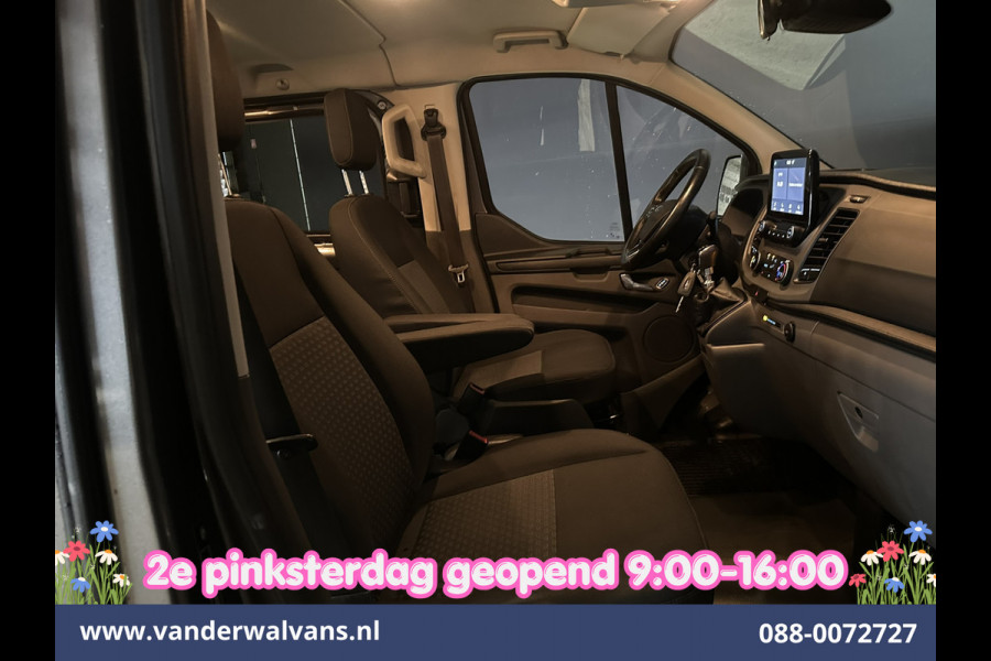 Ford Transit Custom 2.0 TDCI 170pk L2H1 Dubbele Cabine Euro6 Airco | 5-Zits | 2x Zijdeur | Camera | LED Apple Carplay, Android Auto, Cruisecontrol, Parkeersensoren, Stoelverwarming, Verwarmde voorruit 2800kg trekvermogen