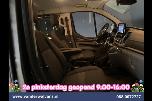 Ford Transit Custom 2.0 TDCI 170pk L2H1 Dubbele Cabine Euro6 Airco | 5-Zits | 2x Zijdeur | Camera | LED Apple Carplay, Android Auto, Cruisecontrol, Parkeersensoren, Stoelverwarming, Verwarmde voorruit 2800kg trekvermogen