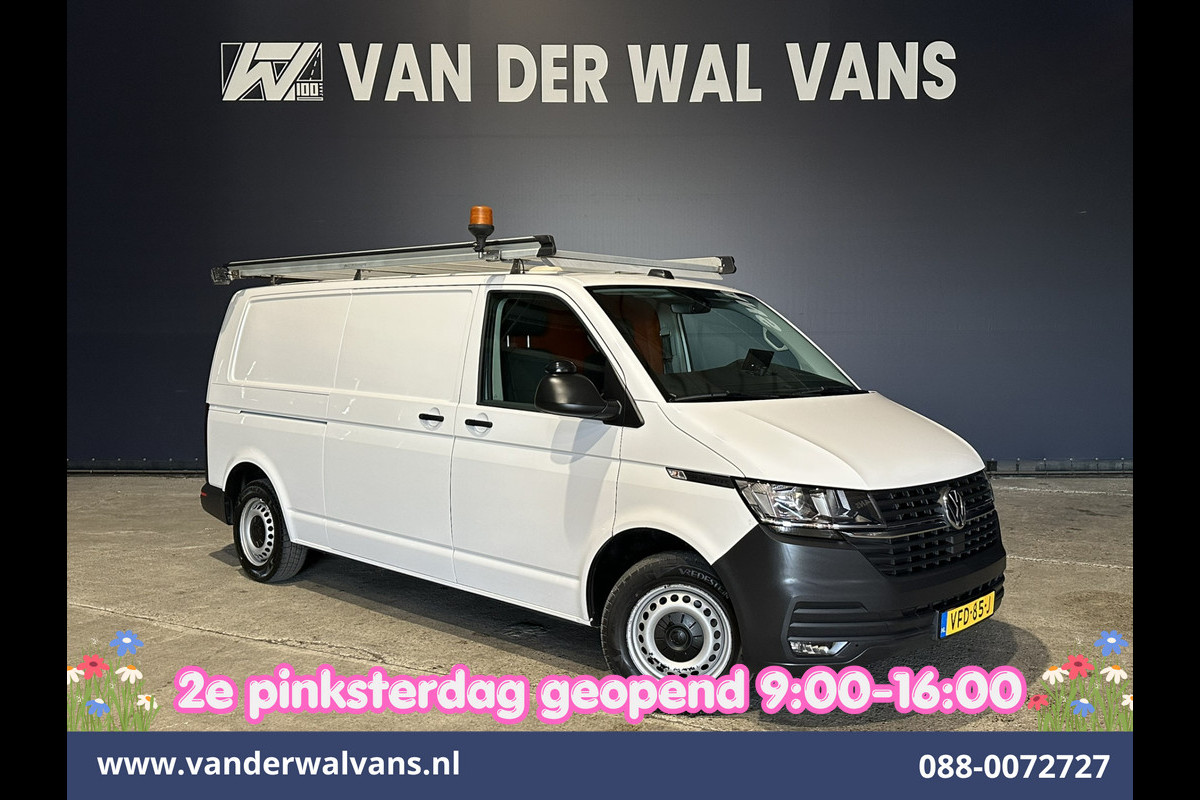 Volkswagen Transporter 2.0 TDI L2H1 inrichting Euro6 Airco | Omvormer | Camera | Imperiaal | Apple Carplay | Cruisecontrol | Trekhaak Android Auto, Parkeersensoren, Achterklep