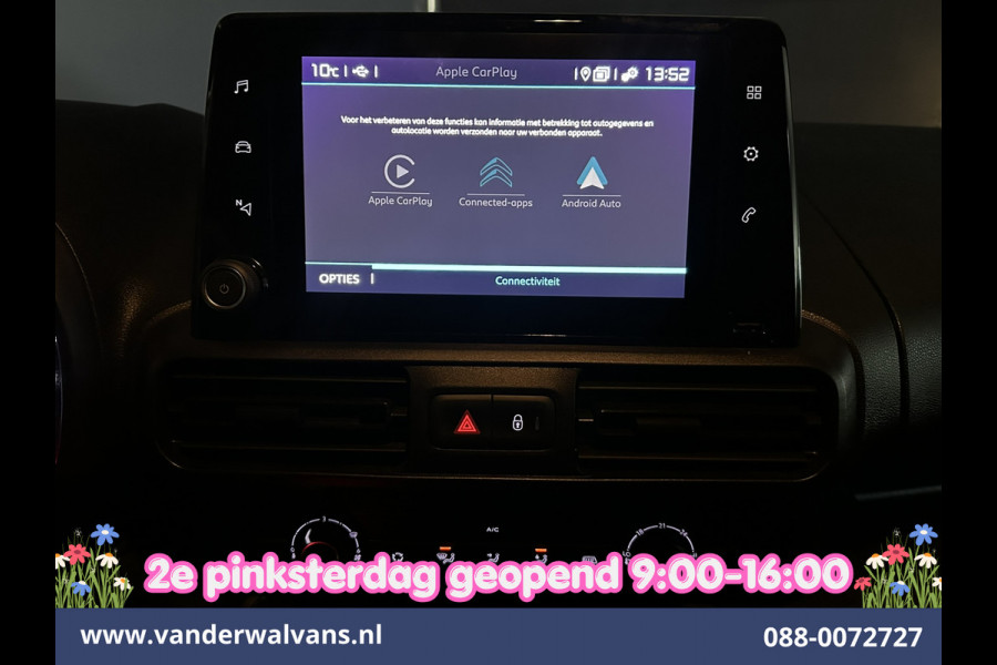 Citroën Berlingo 1.2 PureTech 130pk Automaat Benzine L1H1 Euro6 Airco | Navigatie | Camera Apple Carplay, Android Auto, Cruisecontrol, Parkeersensoren