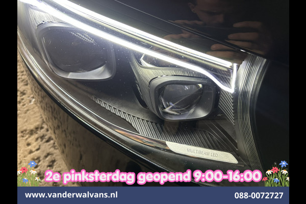 Mercedes-Benz Vito 116 CDI 164pk 9G-Tronic Automaat L2H1 Dubbele Cabine Fabrieksgarantie Euro6 Airco | 5-Zits | 2x zijdeur | 360 graden Camera Navigatie, LED, LM Velgen, 2500kg Trekhaak, Adaptieve Cruisecontrol, Parkeersensoren, Isofix, MBUX