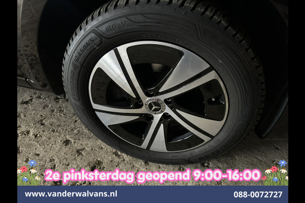 Mercedes-Benz Vito 116 CDI 164pk 9G-Tronic Automaat L2H1 Dubbele Cabine Fabrieksgarantie Euro6 Airco | 5-Zits | 2x zijdeur | 360 graden Camera Navigatie, LED, LM Velgen, 2500kg Trekhaak, Adaptieve Cruisecontrol, Parkeersensoren, Isofix, MBUX
